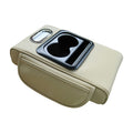 Car armrest console organizer in beige